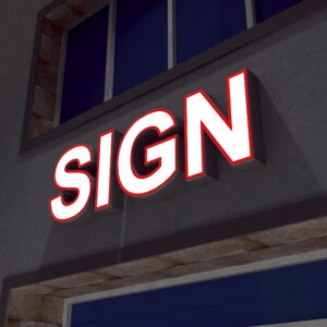 Face Lit / Wall Mount - Image 7