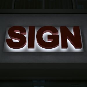 Halo Lit on Backer - Power Supply In Letter - Image 4