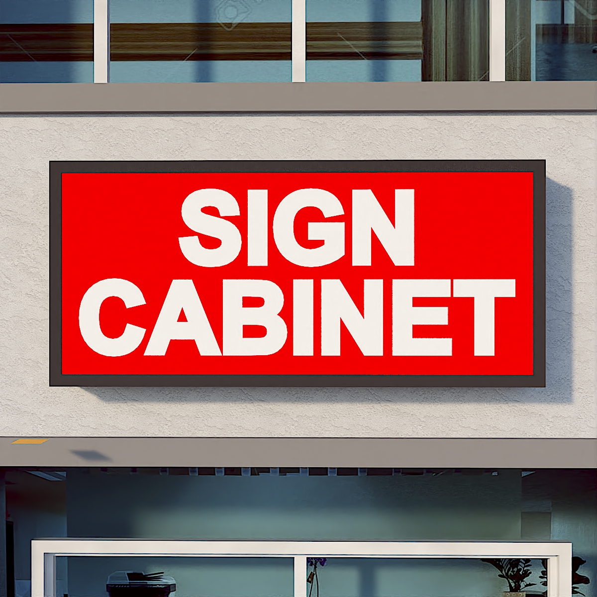 In Cabinet – Signage Details